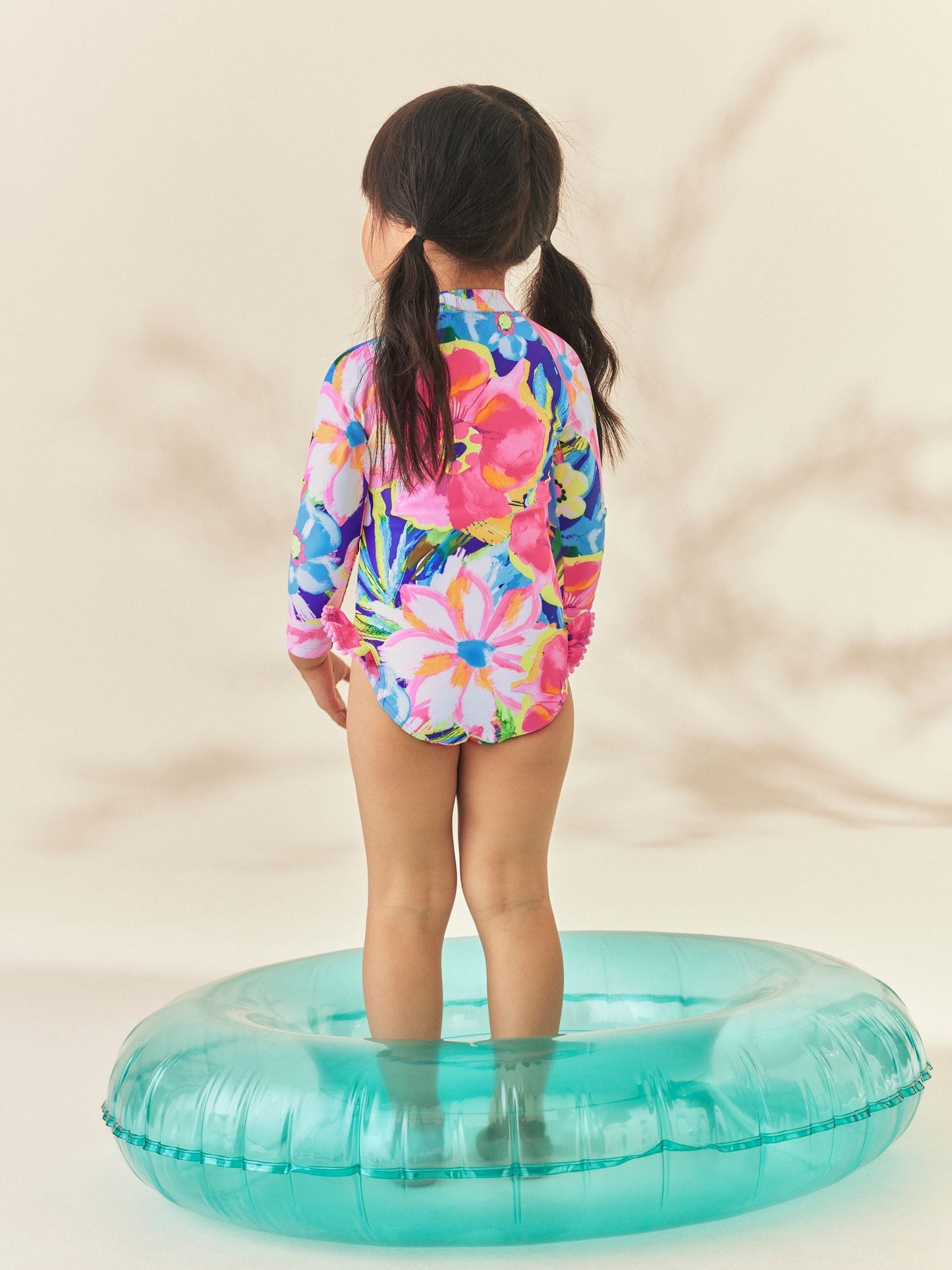 Dsiney Kidz - Bright Tropical Sunsafe Long Sleeve Swimsuit (3mths-7yrs) image 3