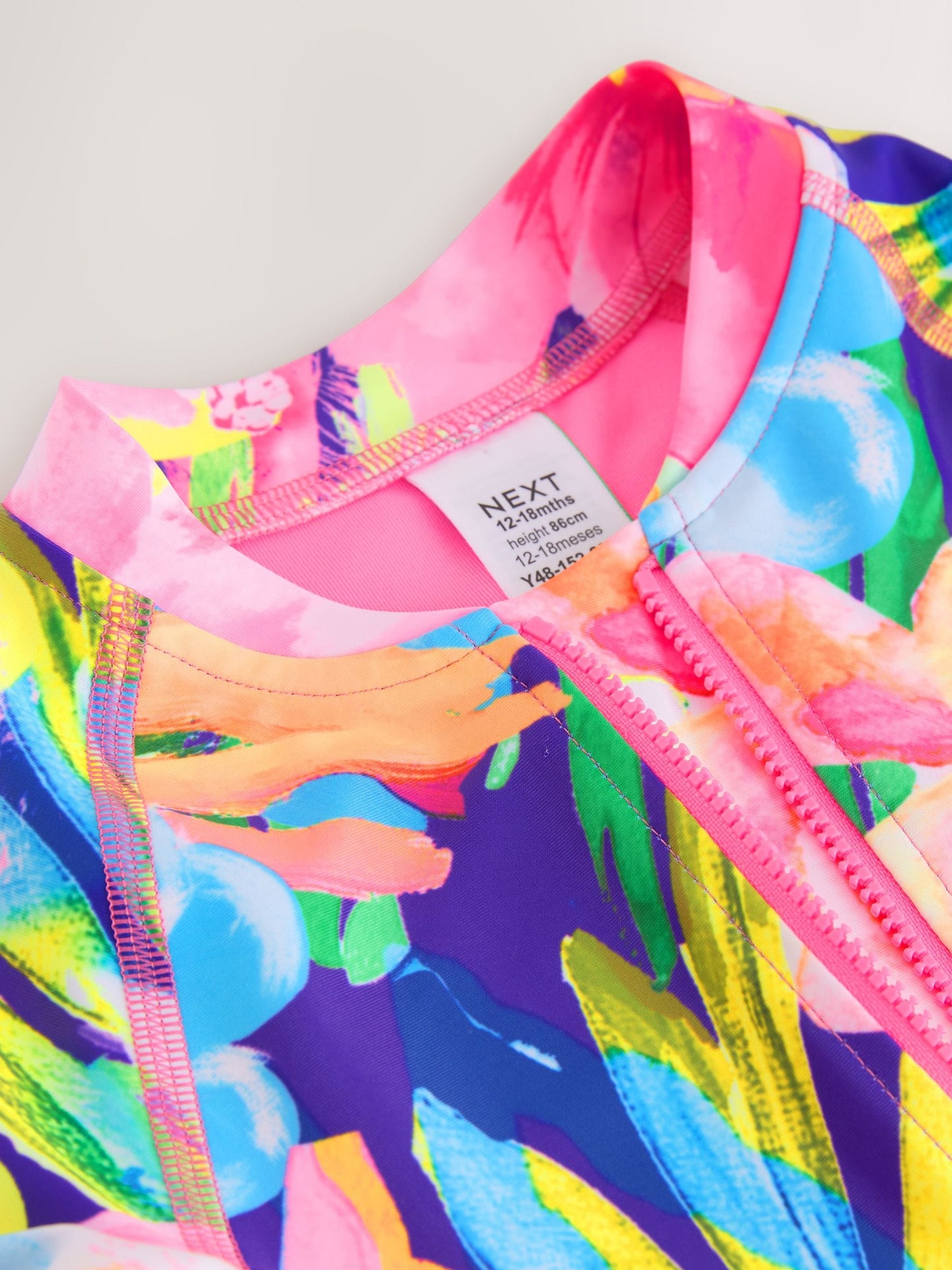 Dsiney Kidz - Bright Tropical Sunsafe Long Sleeve Swimsuit (3mths-7yrs) image 7