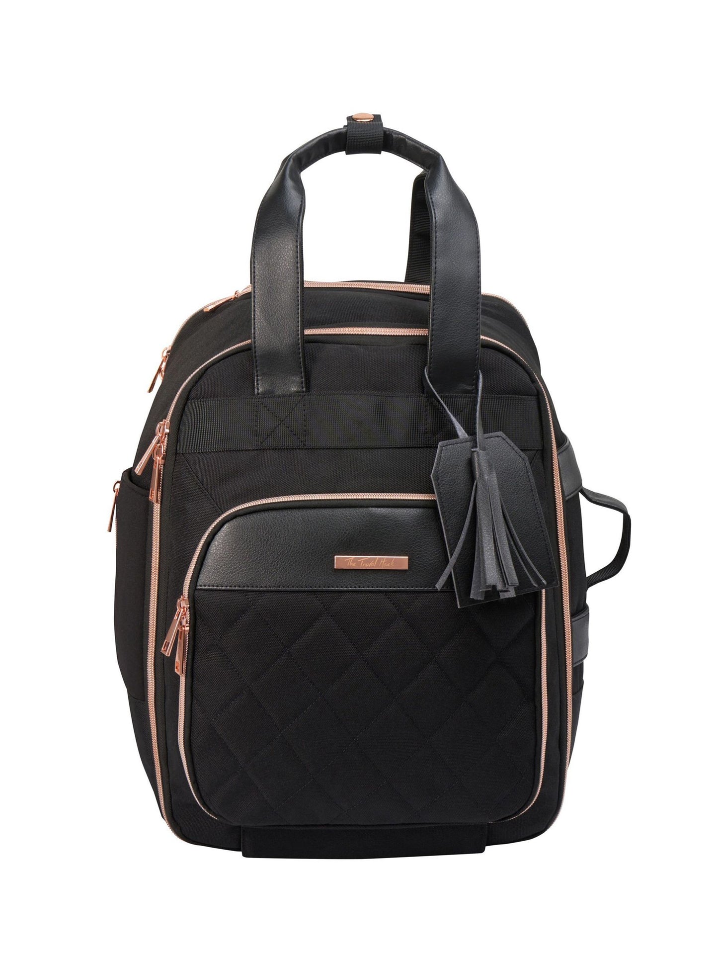Cabin Max Black Travel Hack Hybrid Trolley Backpack image 1