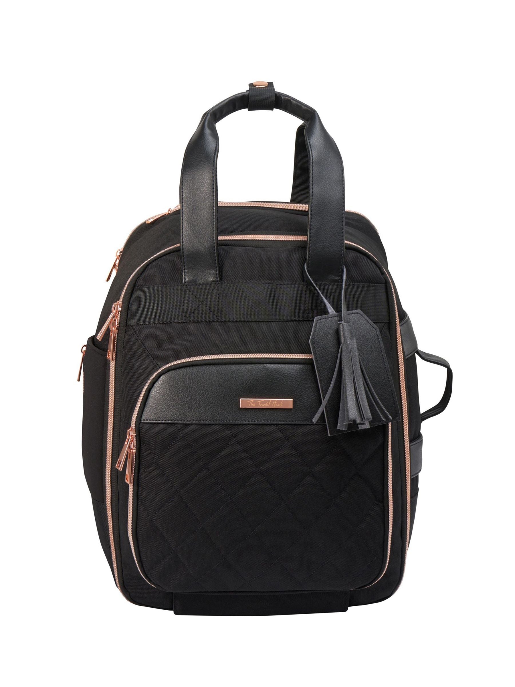 Cabin Max Black Travel Hack Hybrid Trolley Backpack image 1