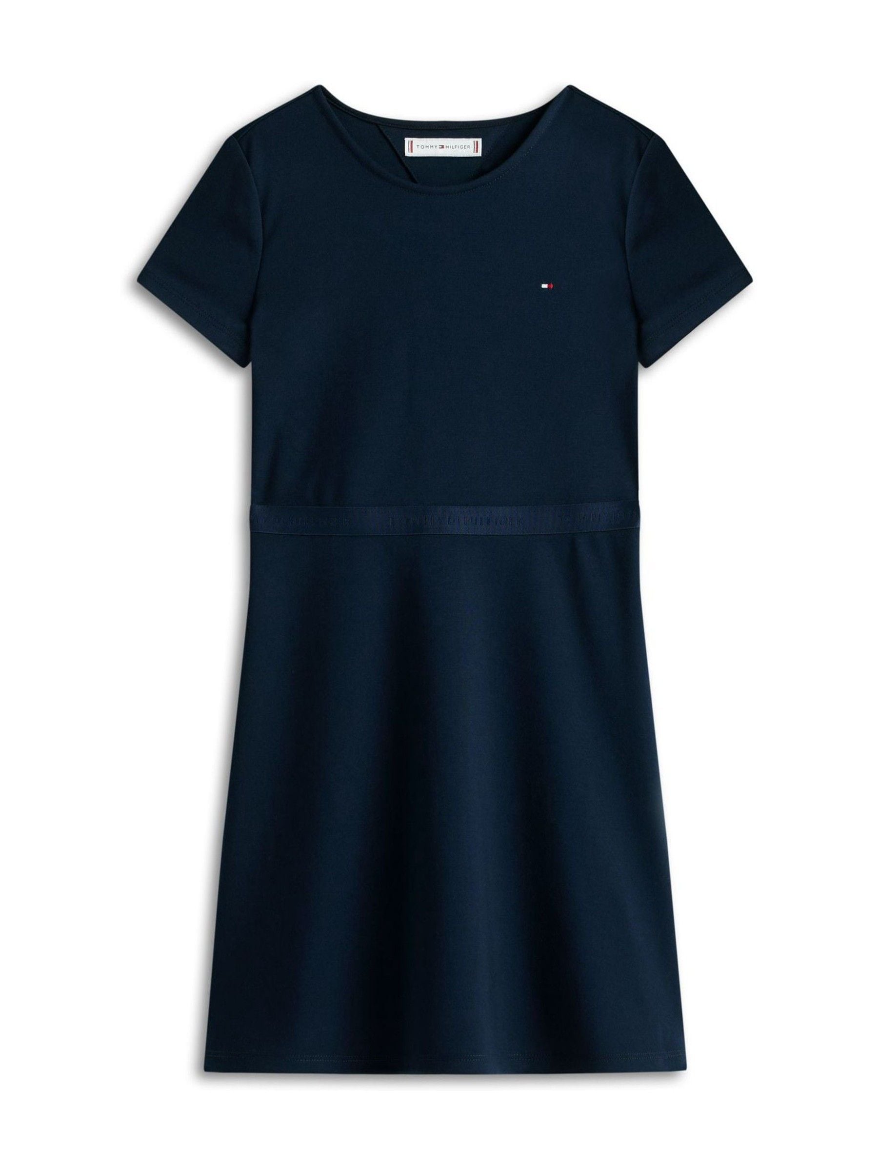 Tommy Hilfiger Blue Essential Short Sleeve Skater Dress image 5
