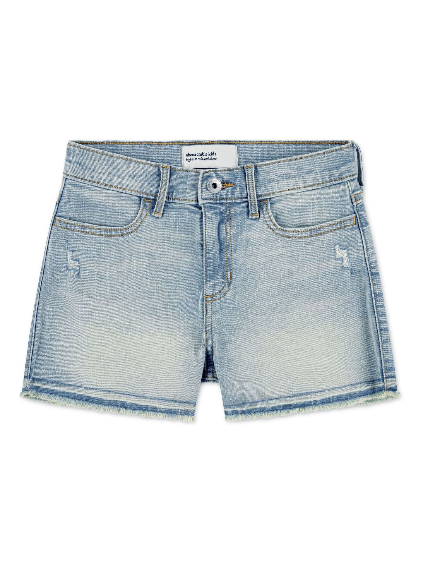 Dsiney Kidz - Abercrombie & Fitch Blue High Rise Relaxed Denim Shorts image 1