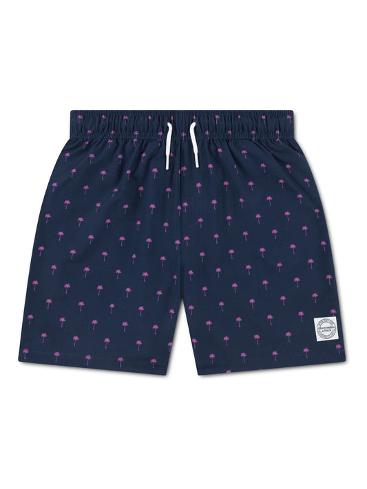 Abercrombie & Fitch Pink Printed Swim Shorts image 1