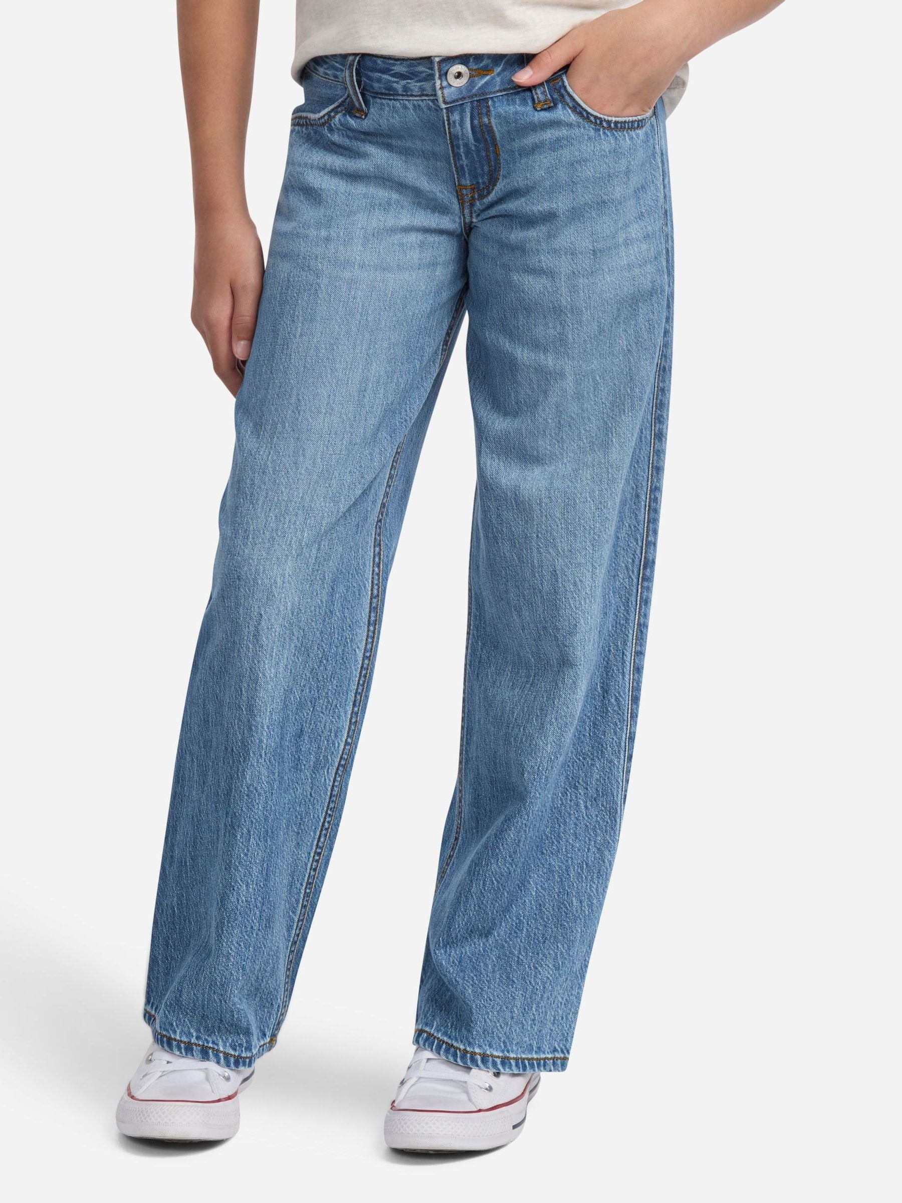 Dsiney Kidz - Abercrombie & Fitch Blue Low Rise Baggy Jeans image 1