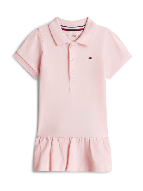 Dsiney Kidz - Tommy Hilfiger Pink Essential Pique Short Sleeve Polo Dress image 1