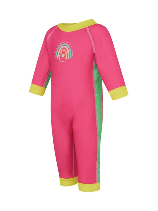 Dsiney Kidz - Zoggs Pink Fleece-Lined Baby Jumpsuit image 2