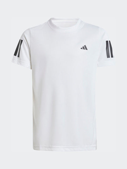 Dsiney Kidz - adidas White Club Tennis 3S T-Shirt image 1