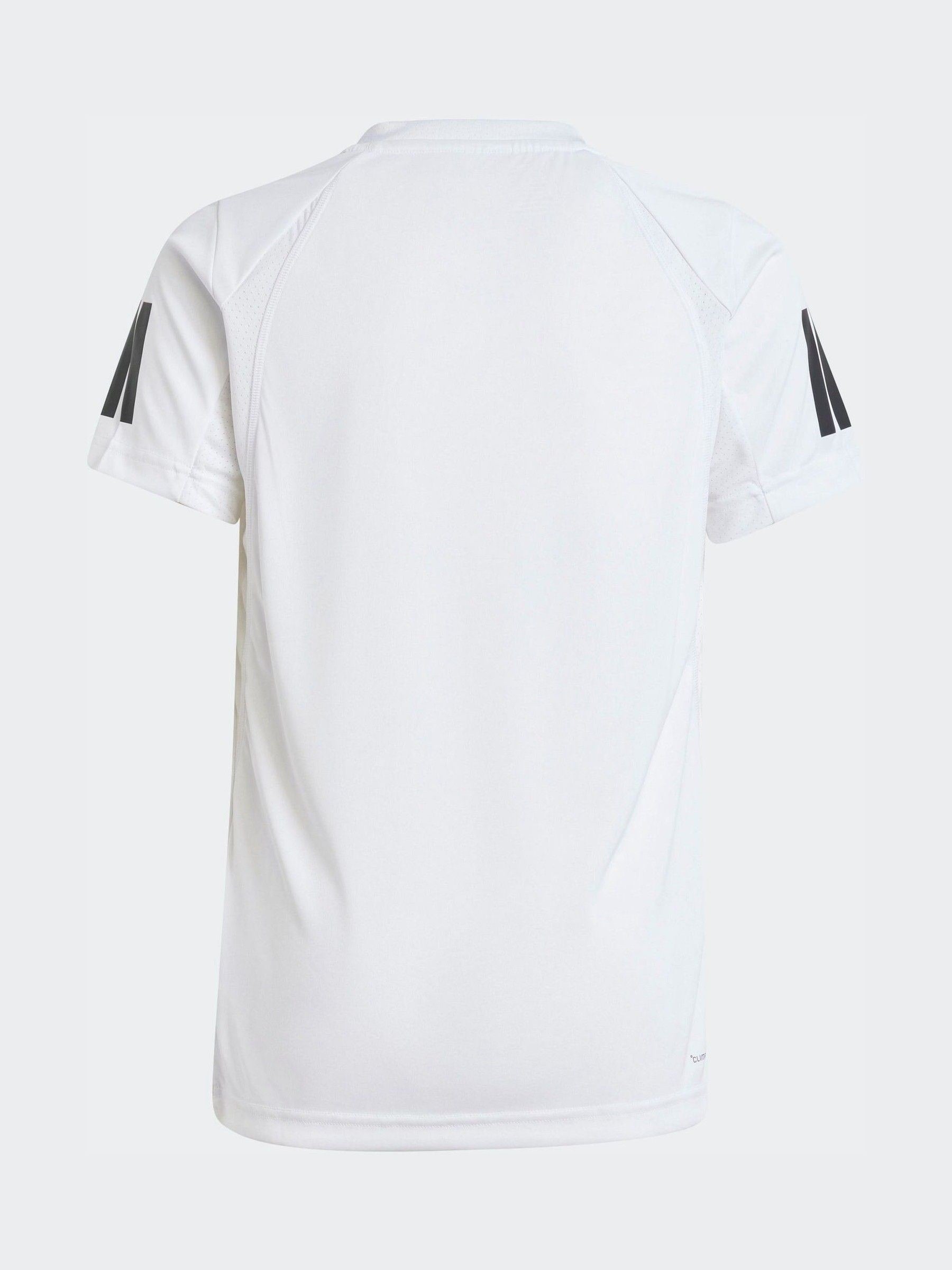 Dsiney Kidz - adidas White Club Tennis 3S T-Shirt image 2