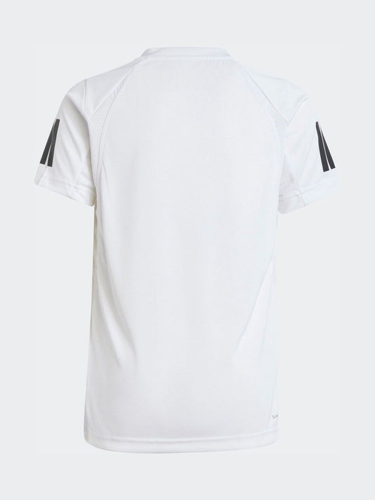 Dsiney Kidz - adidas White Club Tennis 3S T-Shirt image 2