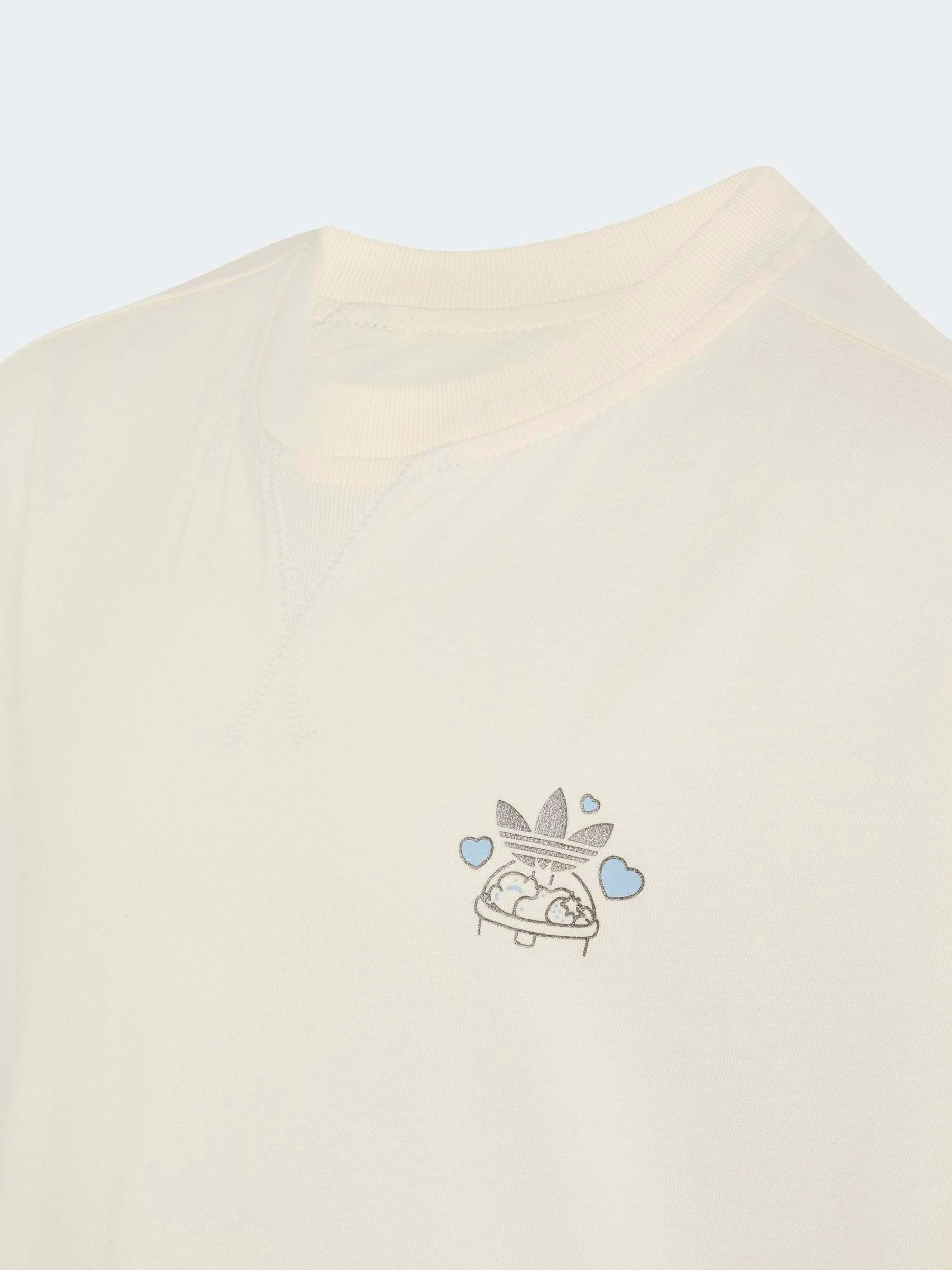 Dsiney Kidz - adidas Originals White Bubble Tea Graphic T-Shirt image 3