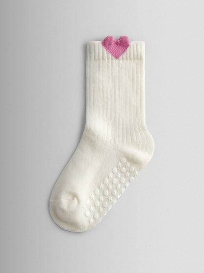 JoJo Maman Bébé Pink 5-Pack Heart Socks image 3