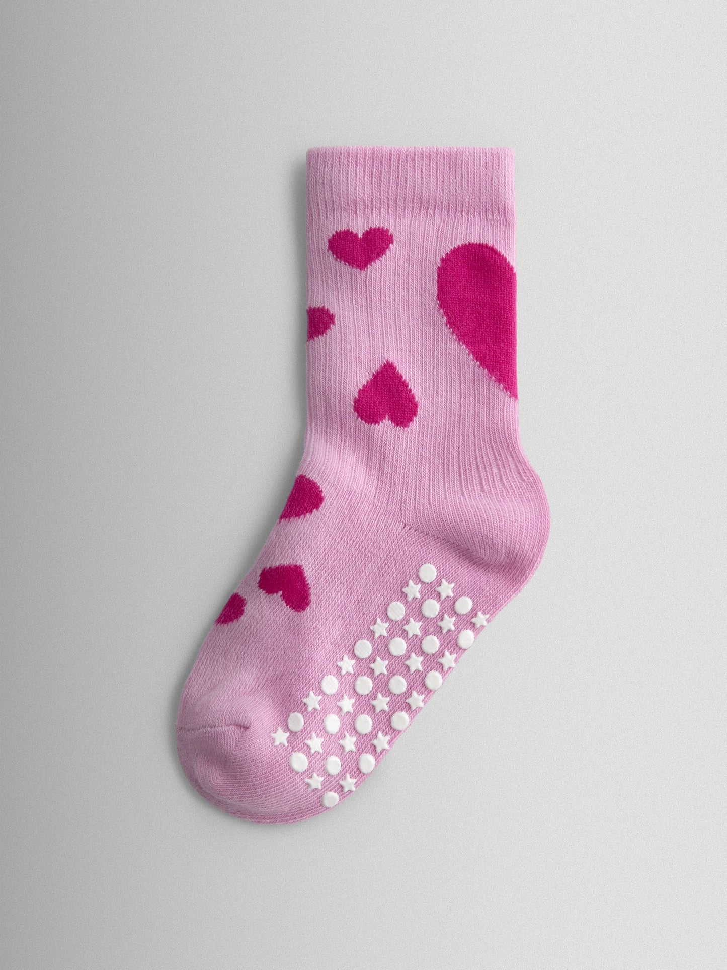 JoJo Maman Bébé Pink 5-Pack Heart Socks image 5