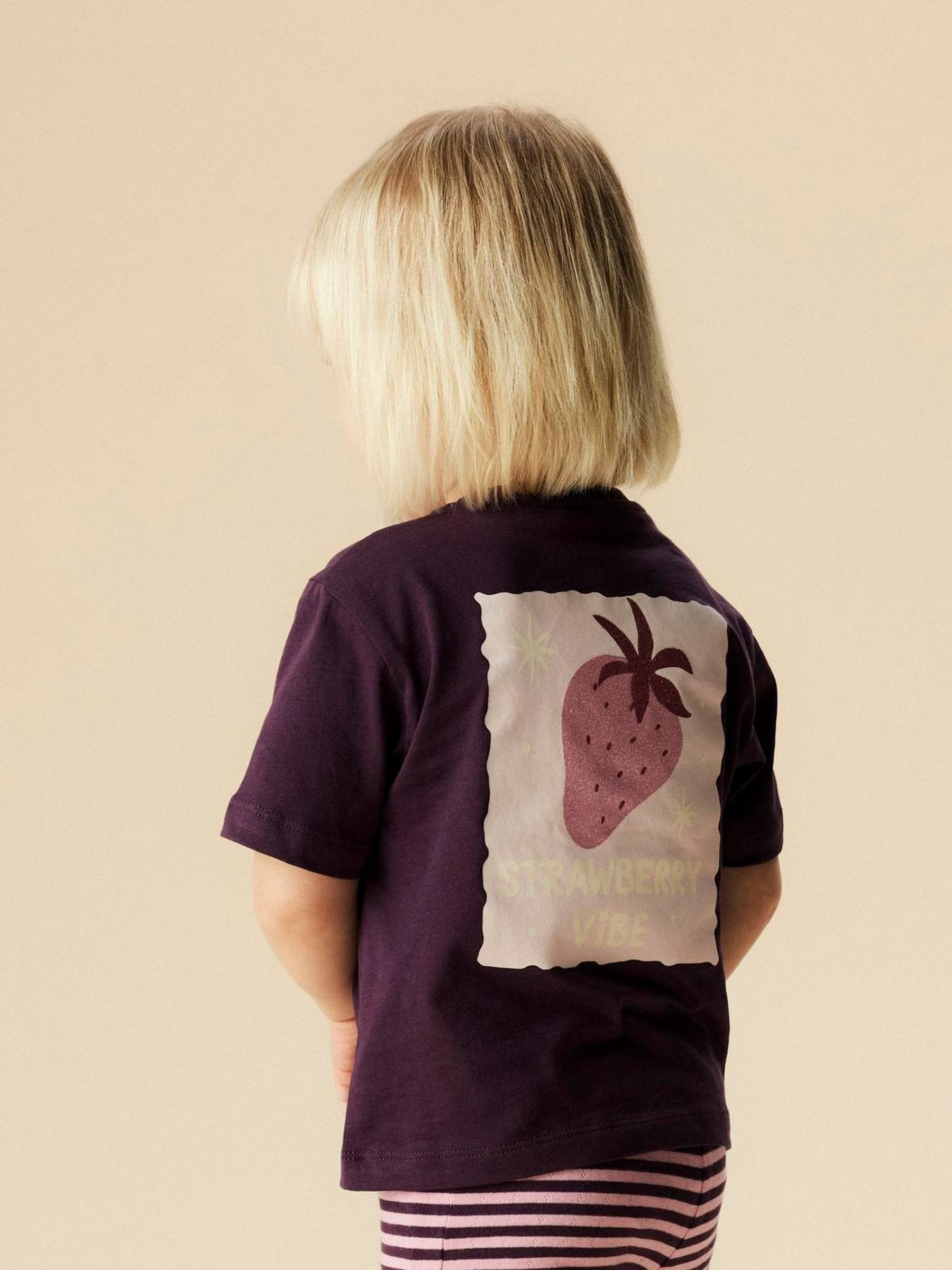 Name It Purple Short Sleeve T-Shirt image 1