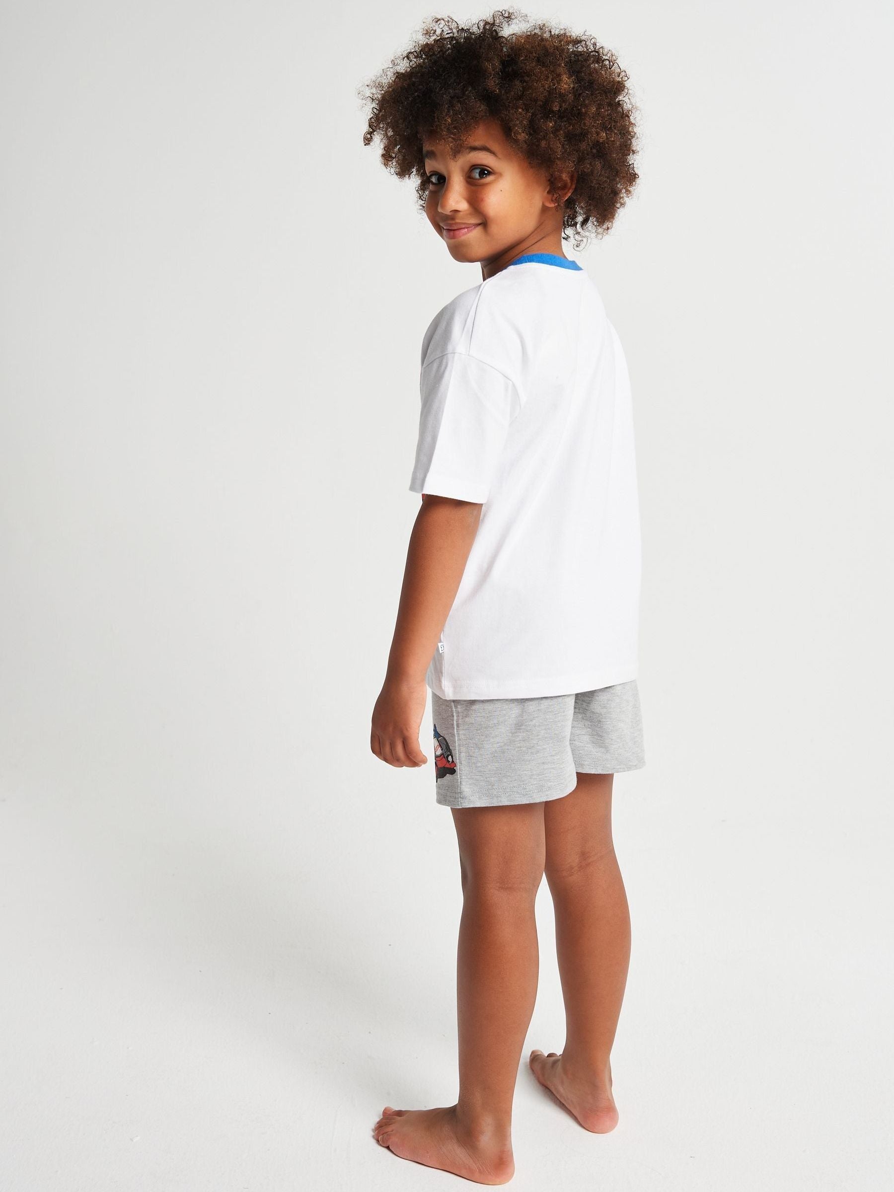 Dsiney Kidz - Brand Threads Blue Hot Wheels Short Pyjamas Set image 2