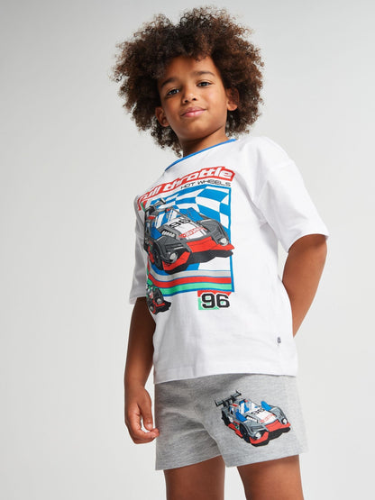 Dsiney Kidz - Brand Threads Blue Hot Wheels Short Pyjamas Set image 4