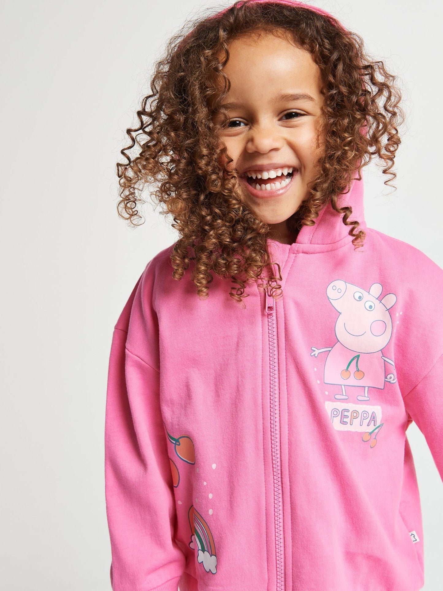 Brand Threads Pink Peppa Pig Dress & Hoodie Set image 3