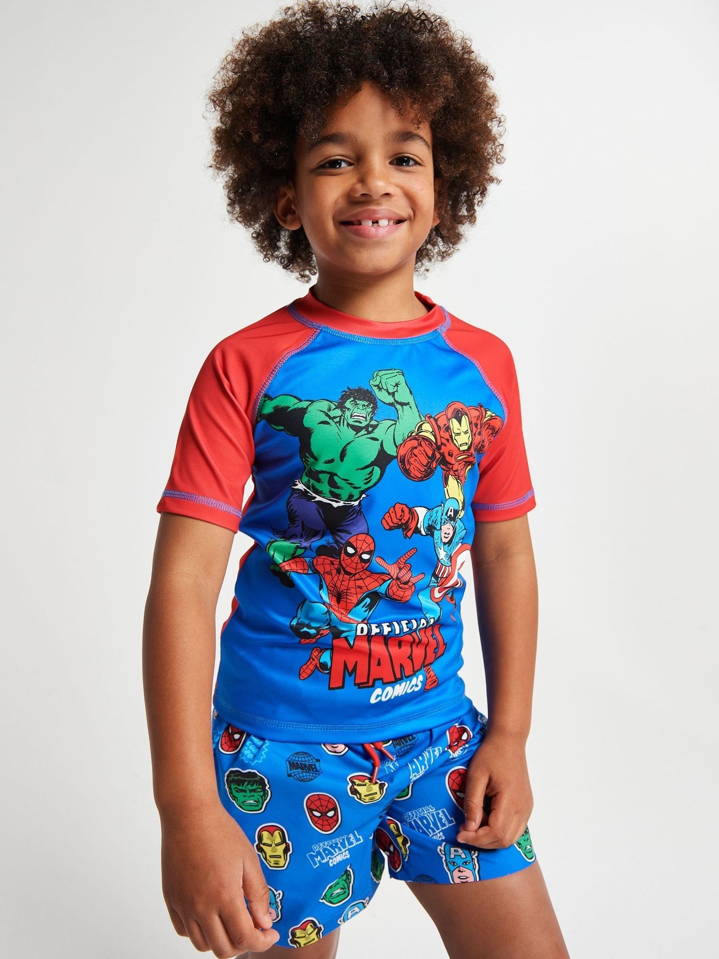 Brand Threads Blue Marvel Avengers Suit image 3