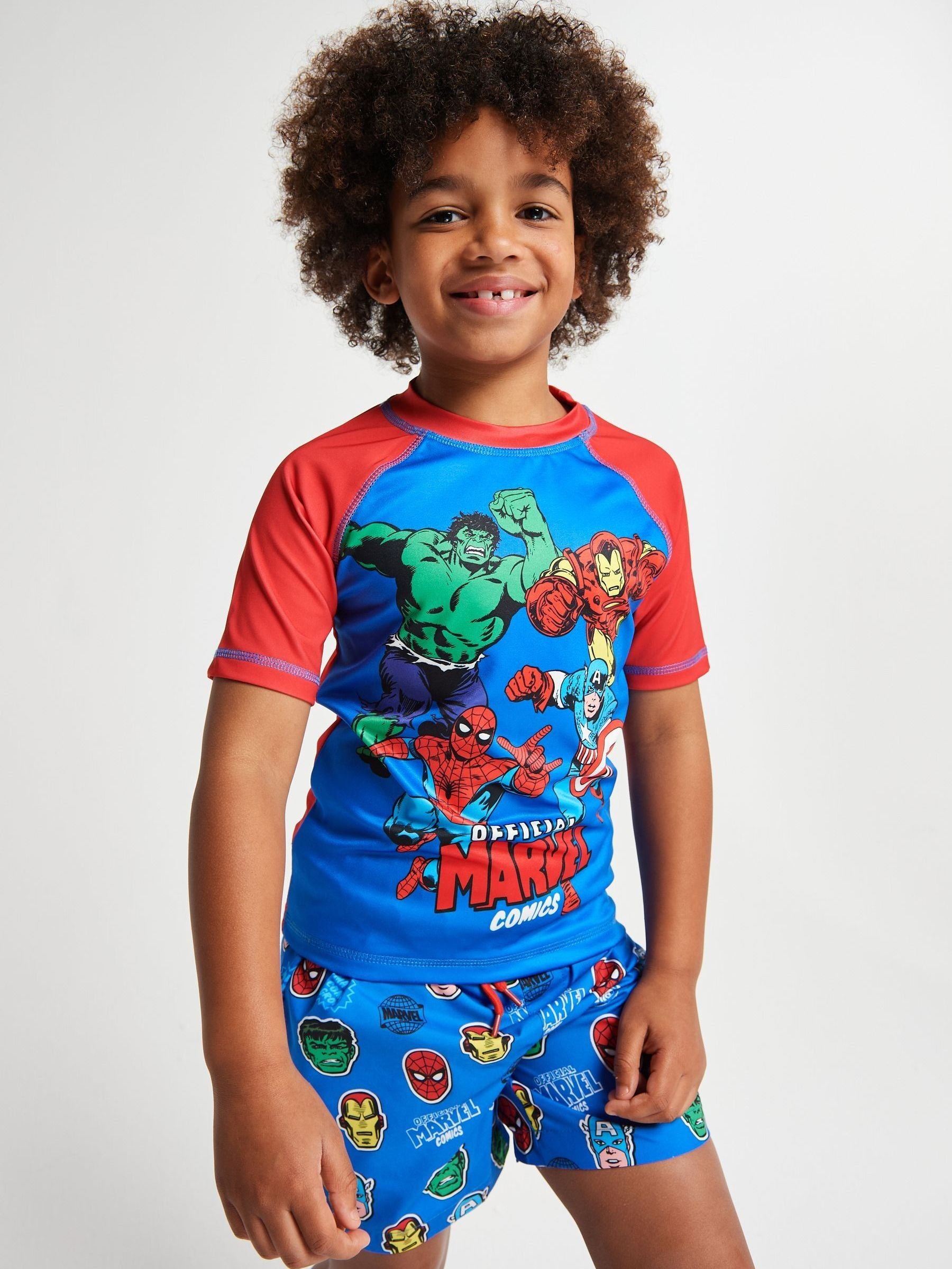 Brand Threads Blue Marvel Avengers Suit image 3