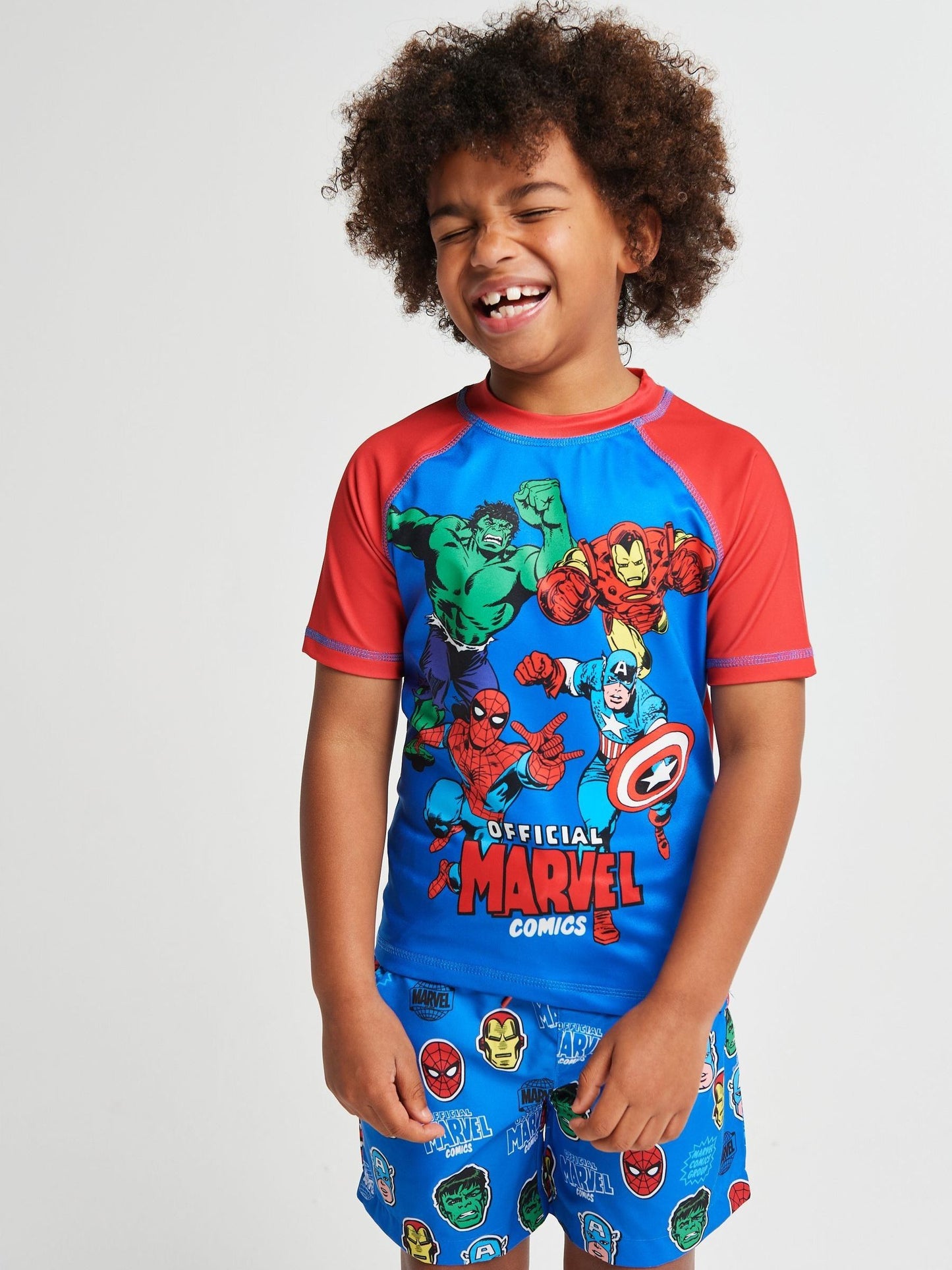 Brand Threads Blue Marvel Avengers Suit image 4