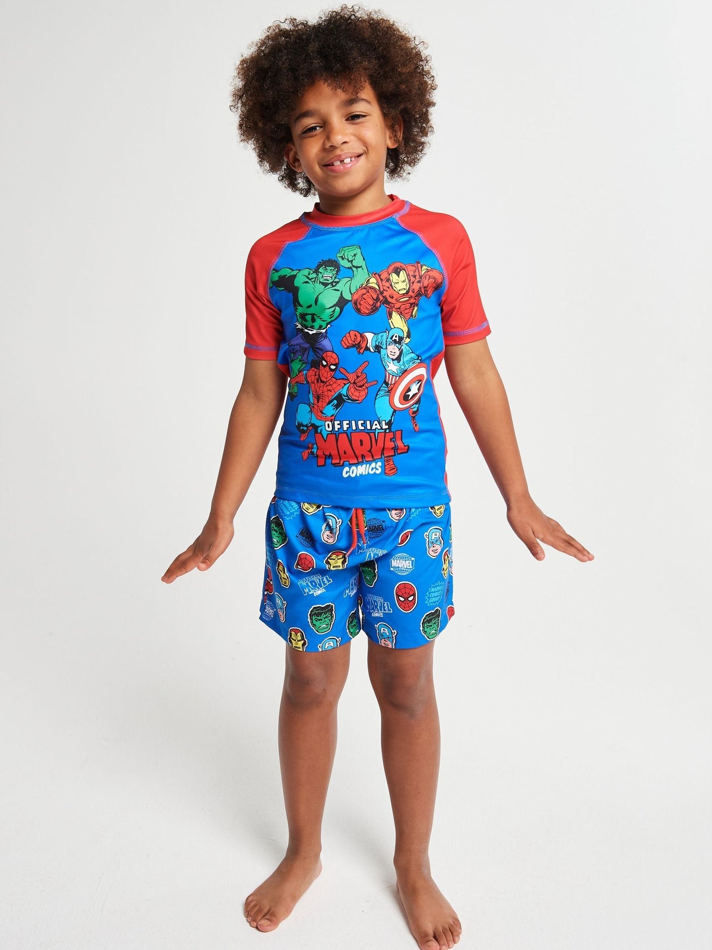 Brand Threads Blue Marvel Avengers Suit image 1