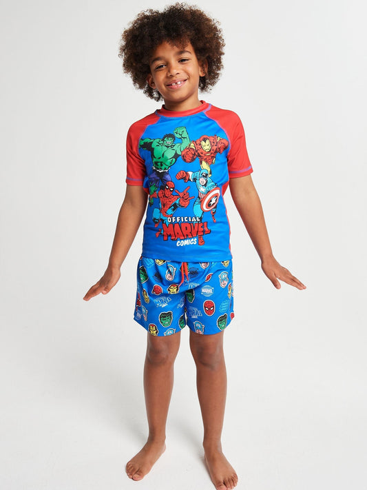 Brand Threads Blue Marvel Avengers Suit image 1