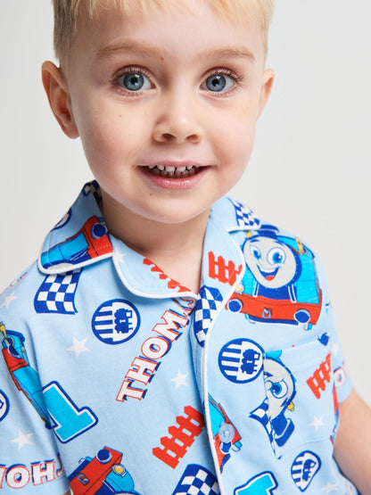 Brand Threads Blue Thomas The Tank Short Pyjamas Set - image 3