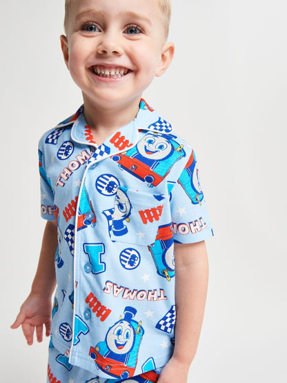 Brand Threads Blue Thomas The Tank Short Pyjamas Set - image 4