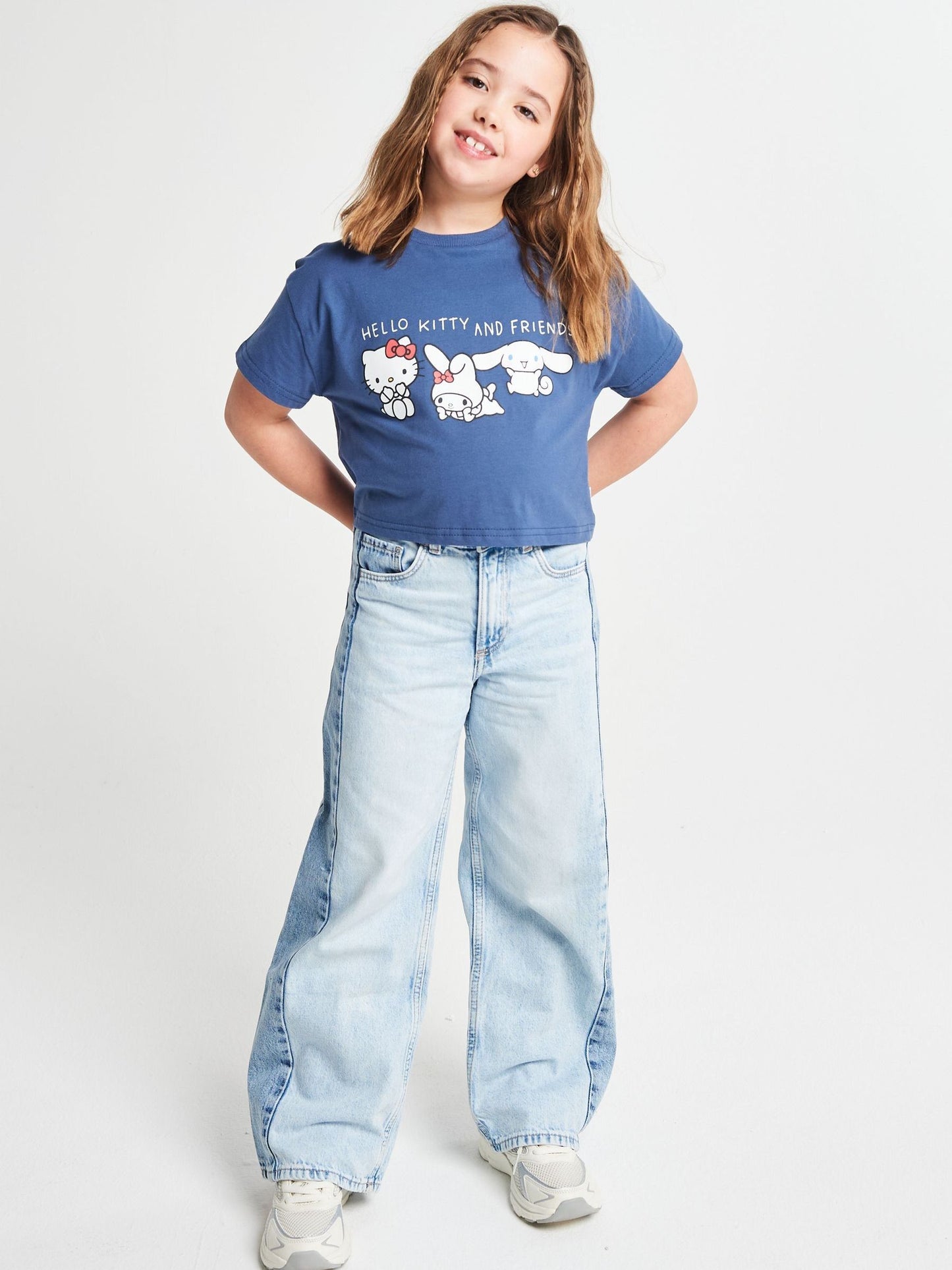 Dsiney Kidz - Brand Threads Blue Hello Kitty & Cinnamoroll T-Shirts 2 pack image 2