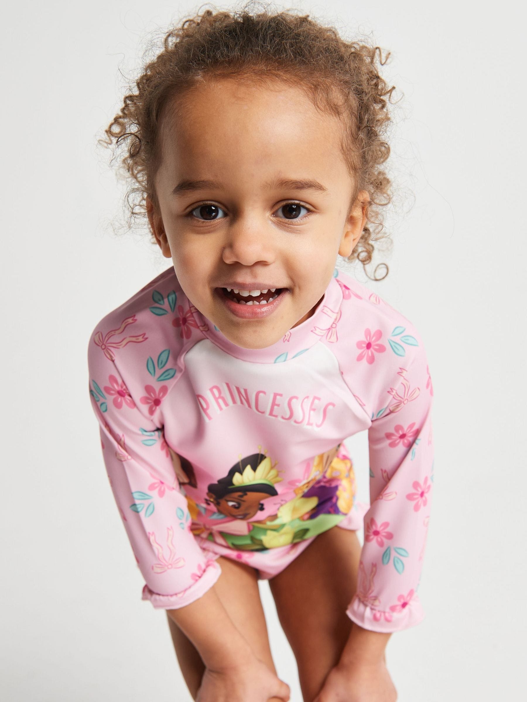 Brand Threads Pink Disney Princess Swim Set image 4