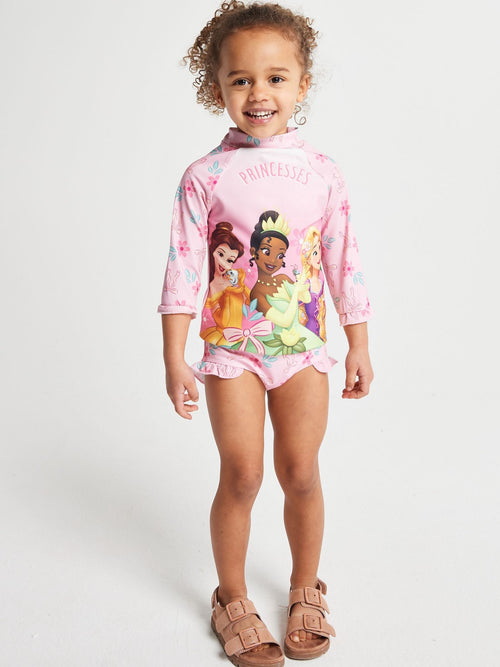 Brand Threads Pink Disney Princess Swim Set image 1