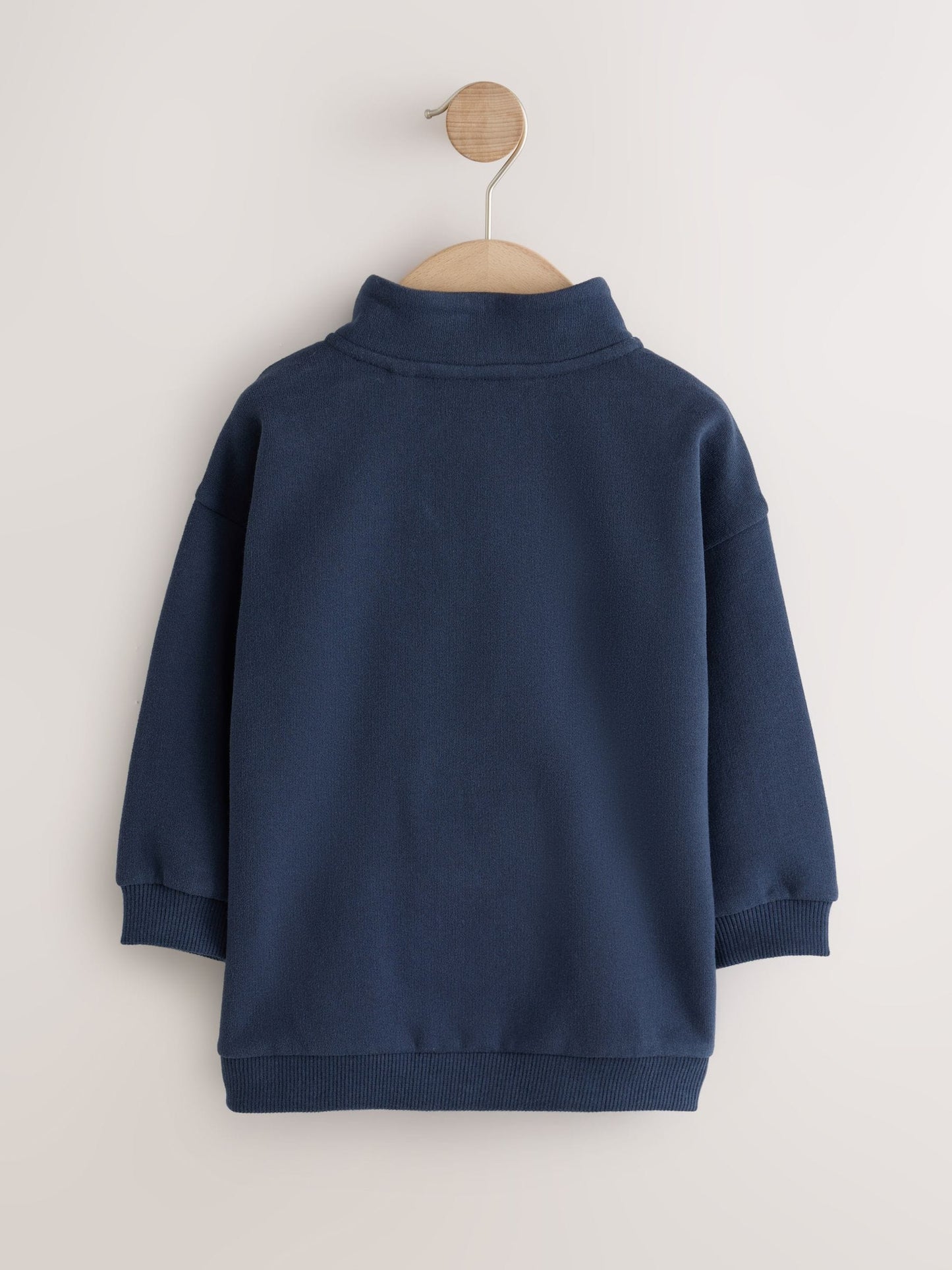 Dsiney Kidz - Navy Soft Touch Half Zip Neck Sweat Top (3mths-7yrs) image 5
