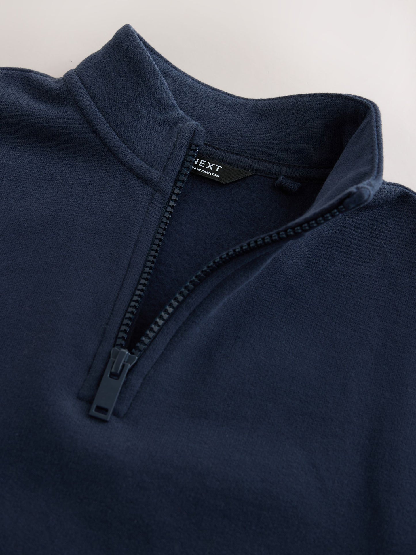 Dsiney Kidz - Navy Soft Touch Half Zip Neck Sweat Top (3mths-7yrs) image 6