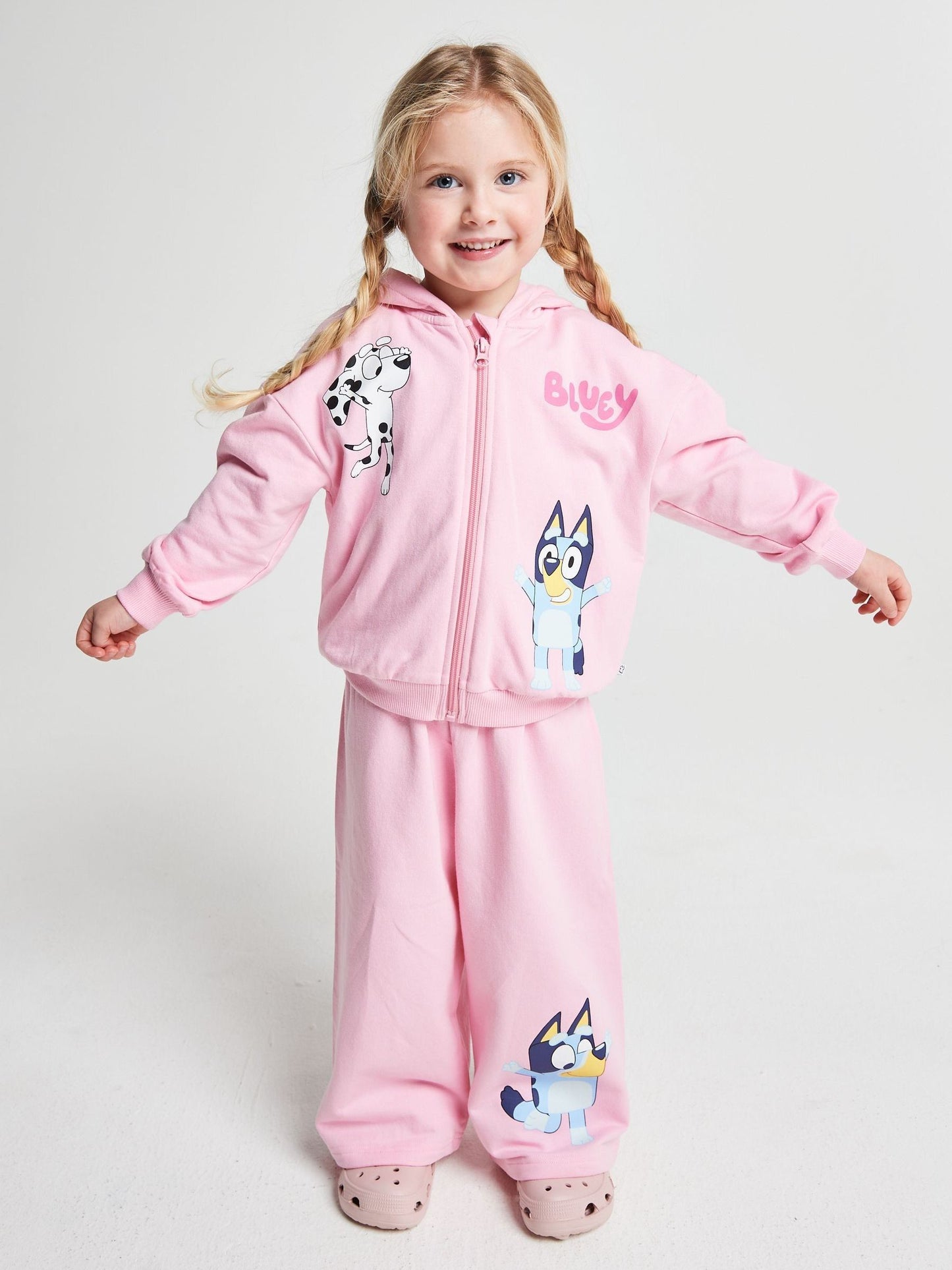 Brand Threads Pink Bluey Joggers Set image 1