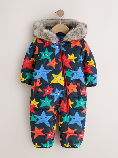 Dsiney Kidz - Star Print Padded Snowsuit (3mths-7yrs) image 1