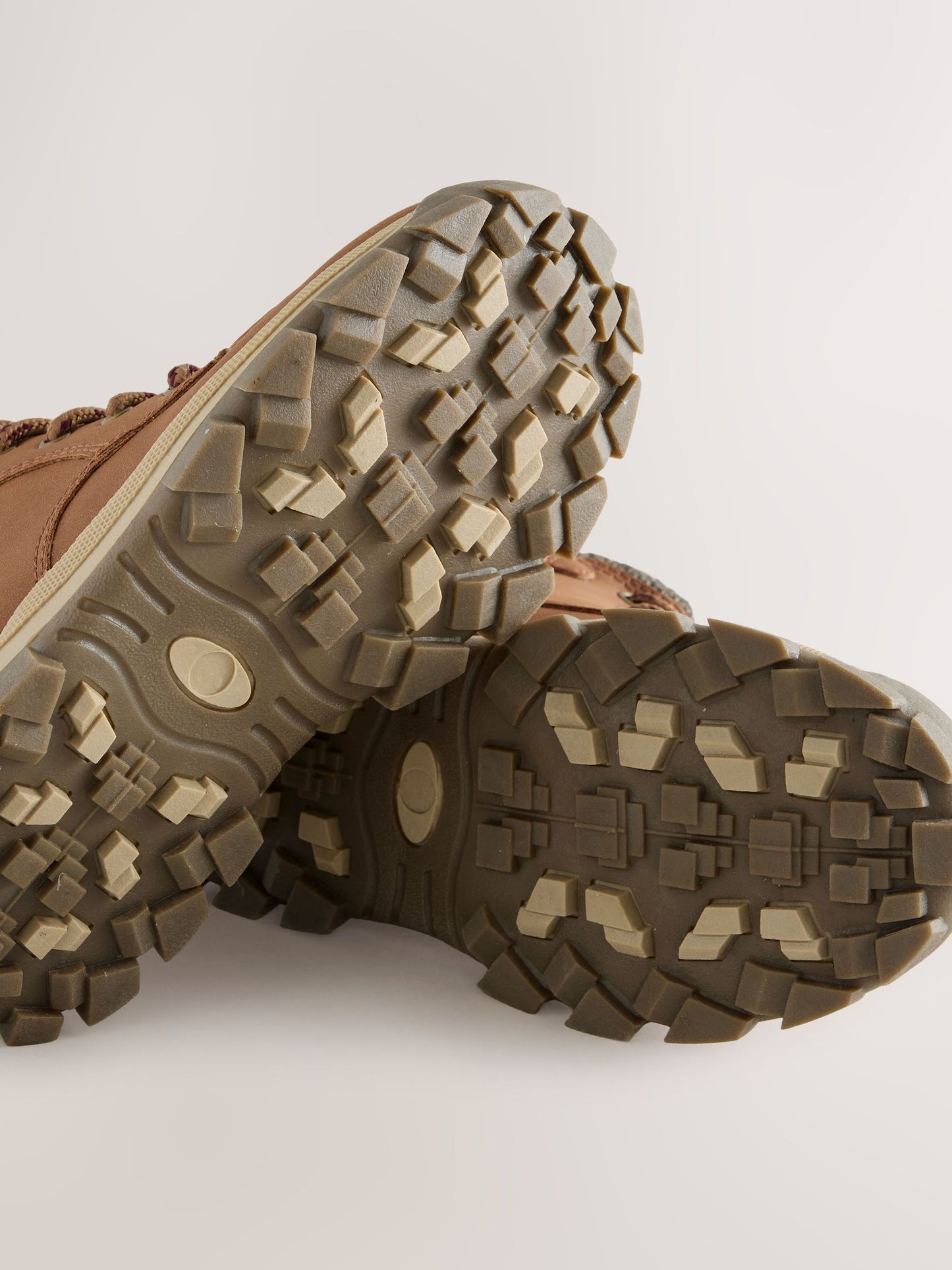 Tan Brown Standard Fit (F) Lace-up Walking Boots image 3