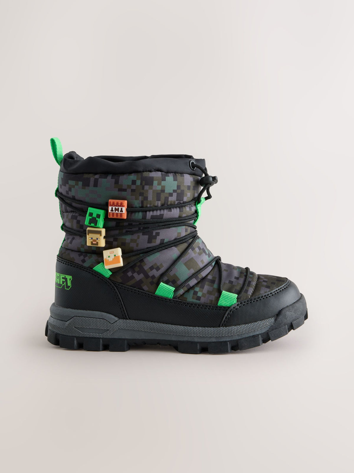 Khaki/Black Minecraft Snow Boots - image 6
