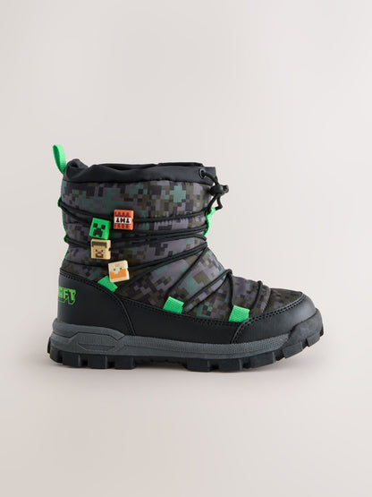 Khaki/Black Minecraft Snow Boots - image 6
