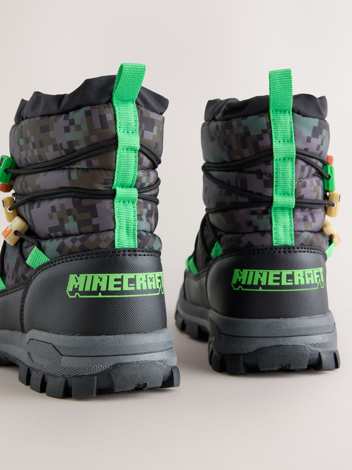 Khaki/Black Minecraft Snow Boots - image 7