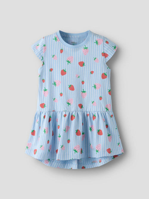 Dsiney Kidz - Name It Blue Short Sleeve Strawberry Print Dress image 1