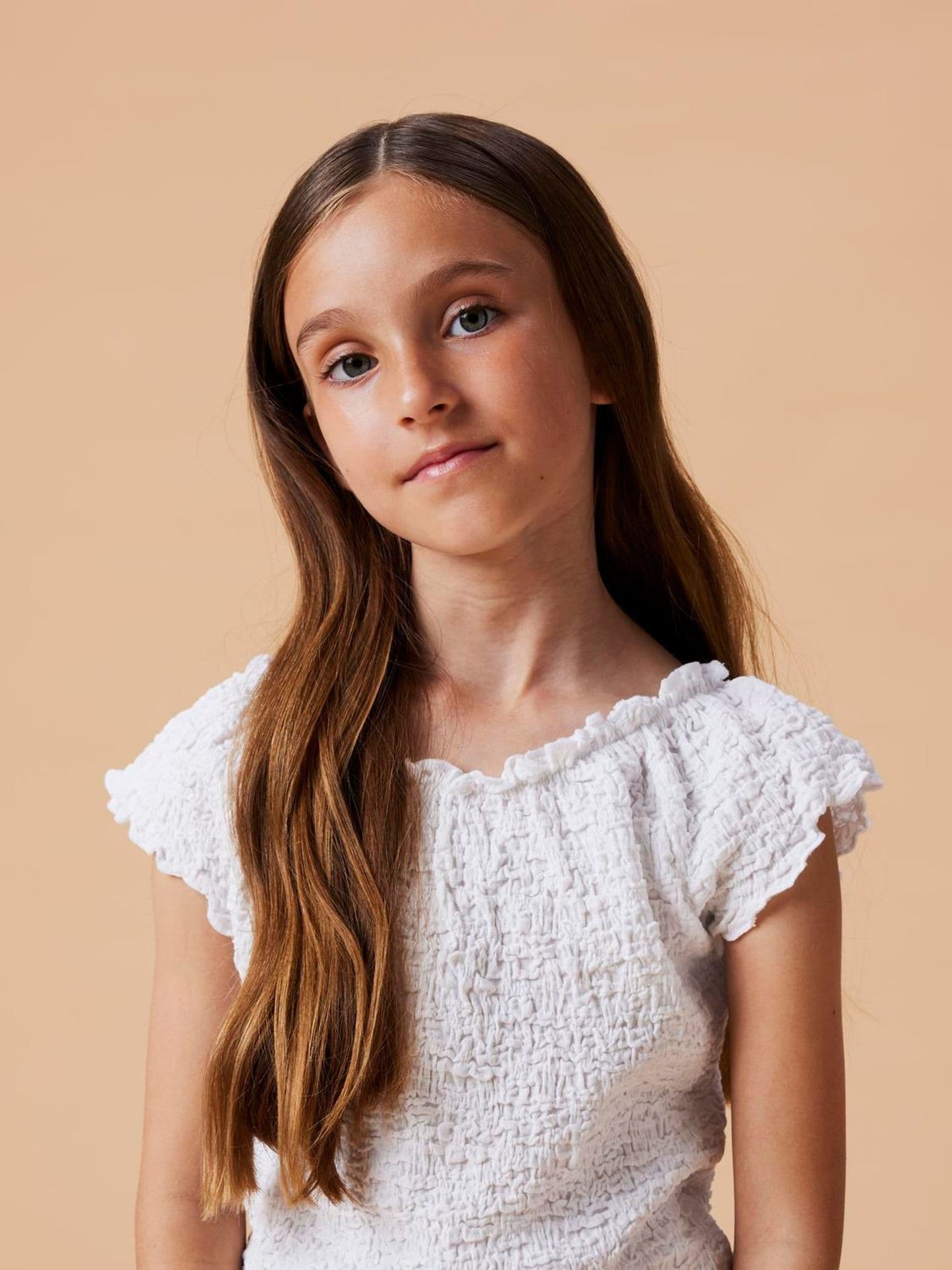 Dsiney Kidz - Name It White Sleeveless Textured T-Shirt image 2