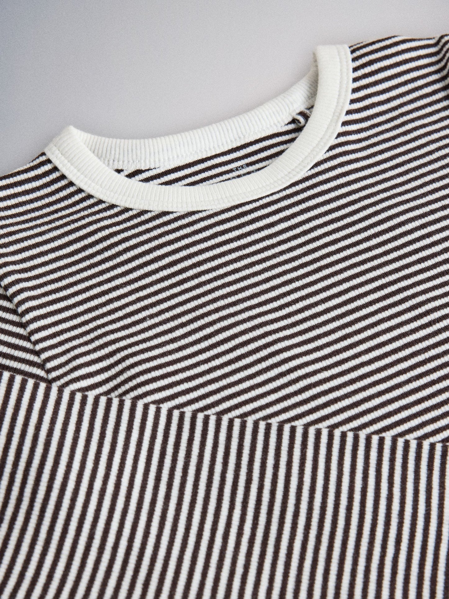 Dsiney Kidz - The Set 5 Pack Rib Jersey T-Shirts Cream/Light Brown/Brown/Grey/Black image 7