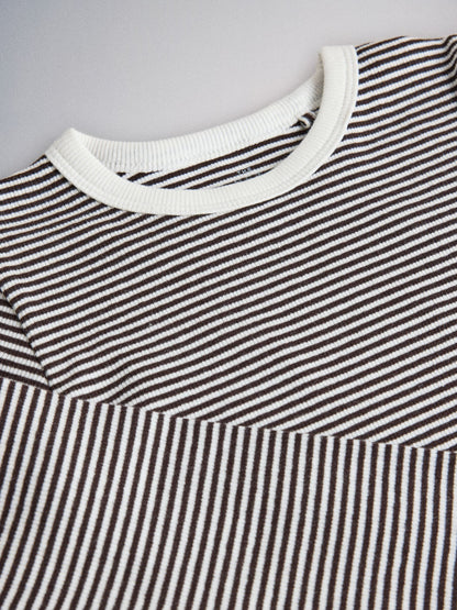 Dsiney Kidz - The Set 5 Pack Rib Jersey T-Shirts Cream/Light Brown/Brown/Grey/Black image 7