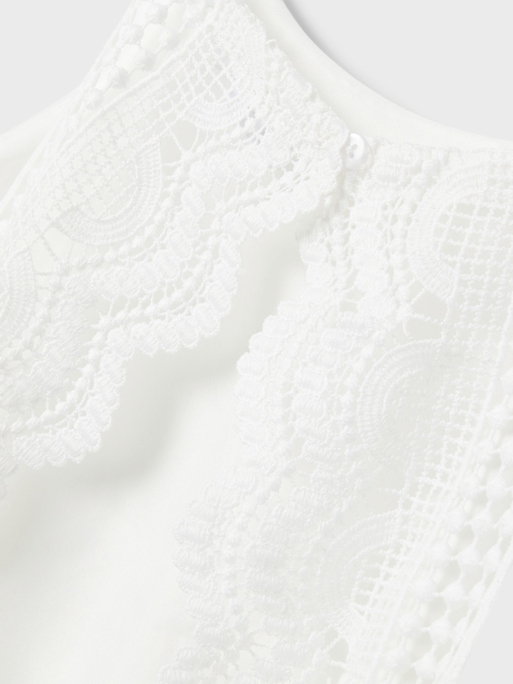 Name It White Strappy Sleeveless Smock Dress image 4