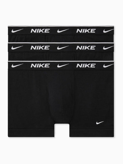 Dsiney Kidz - Nike Black Essential Cotton Stretch Boxer Trunks 3 Pack image 1
