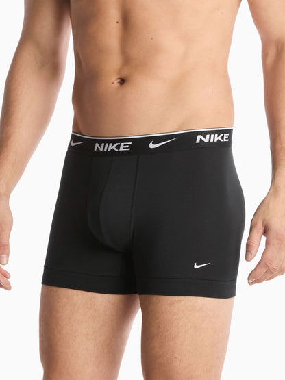 Dsiney Kidz - Nike Black Essential Cotton Stretch Boxer Trunks 3 Pack image 2