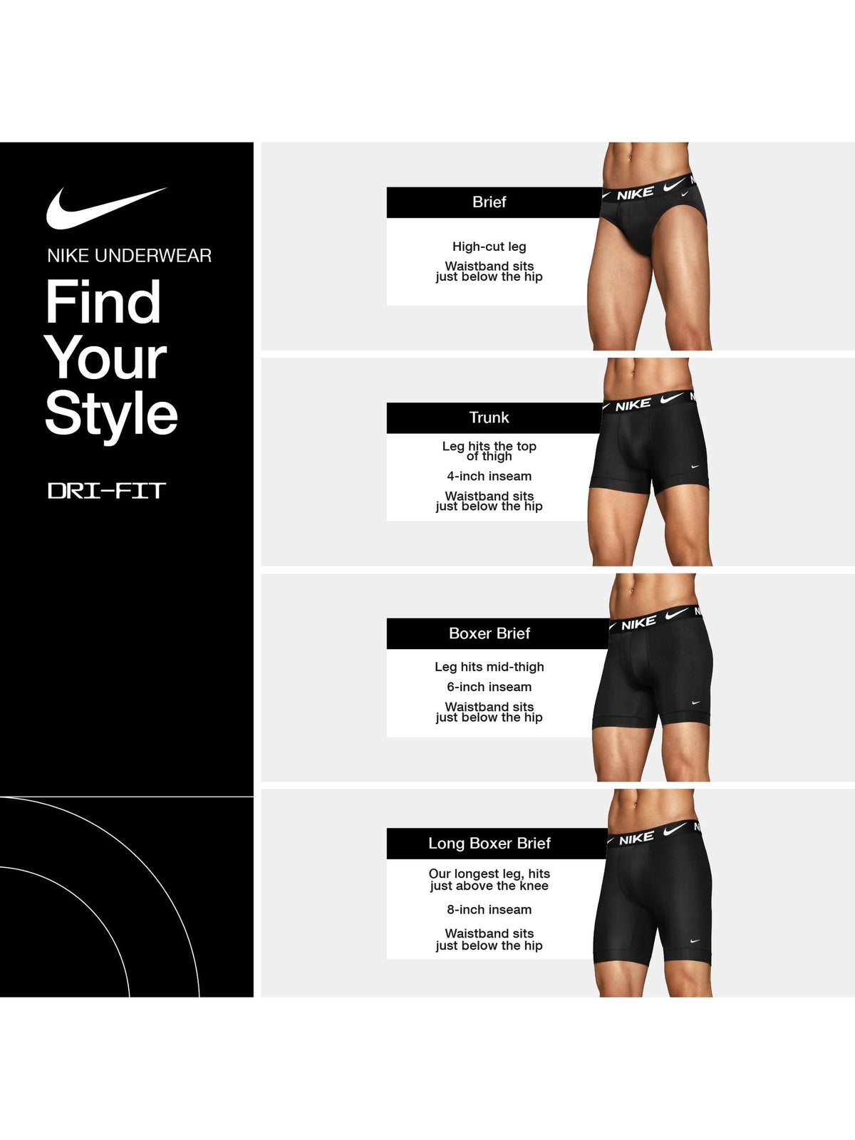 Dsiney Kidz - Nike Black Essential Cotton Stretch Boxer Trunks 3 Pack image 5