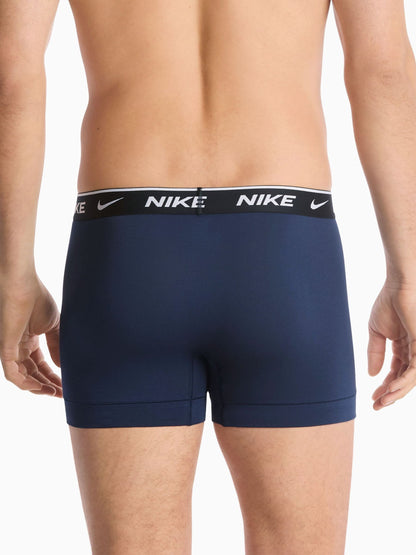 Dsiney Kidz - Nike Black/Blue/Navy Essential Cotton Stretch Boxer Trunks 3 Pack image 3