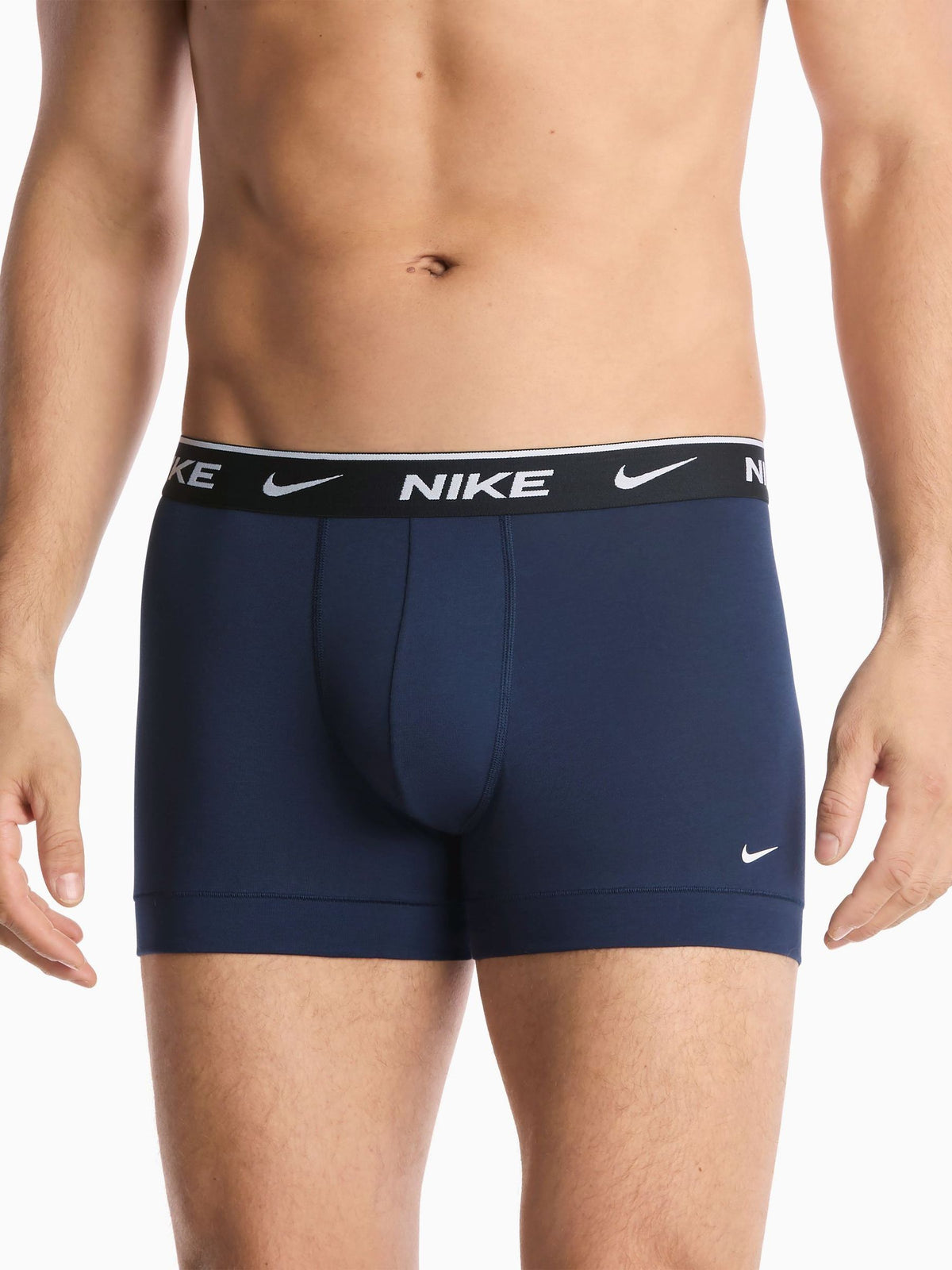 Dsiney Kidz - Nike Black/Blue/Navy Essential Cotton Stretch Boxer Trunks 3 Pack image 4