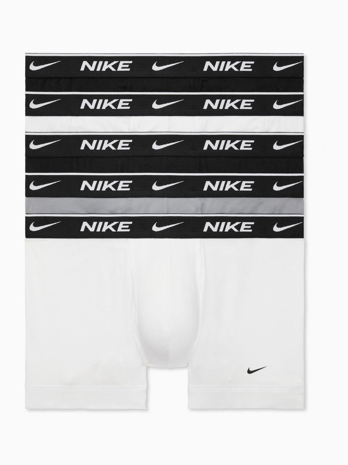 Dsiney Kidz - Nike White Essential Cotton Boxer Trunks 5 Pack image 1