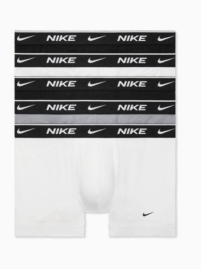 Dsiney Kidz - Nike White Essential Cotton Boxer Trunks 5 Pack image 1